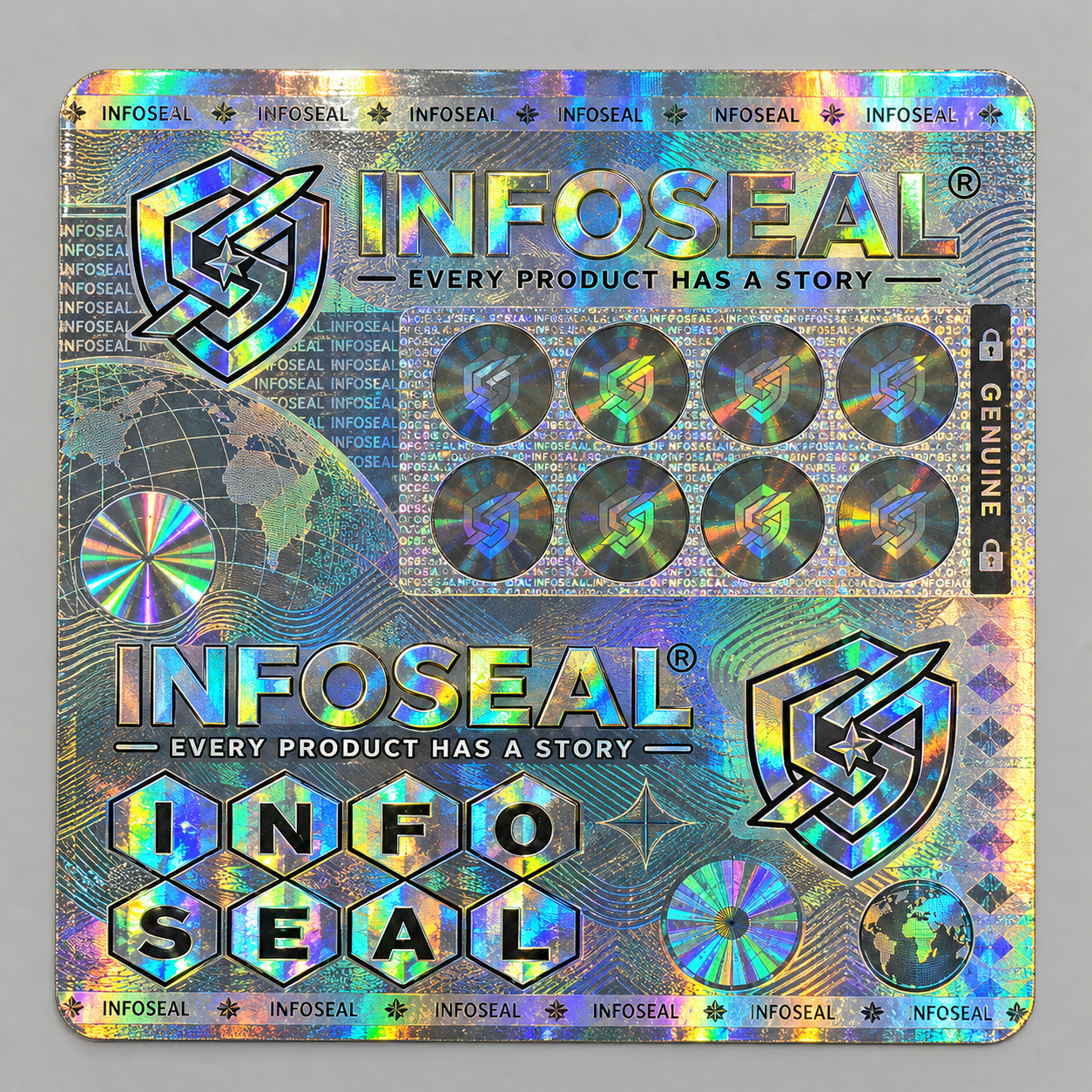 Registered Printing Hologram